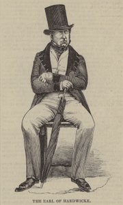 El conde de Hardwicke (grabado) de English School