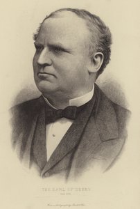 El Conde de Derby, fallecido en 1893 de English School