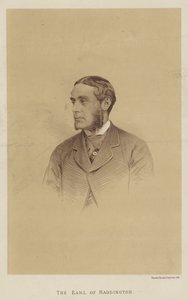 El Conde de Haddington (litografía) de English School
