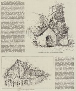 El Terremoto en Essex (litografía) de English School