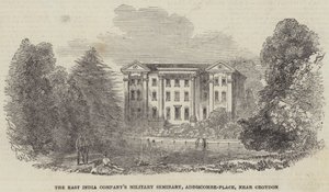 Seminario Militar de la Compañía de las Indias Orientales, Addiscombe-Place, cerca de Croydon de English School