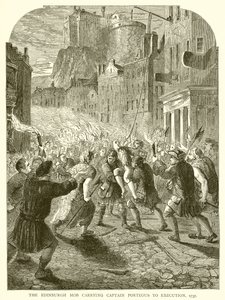 La Turba de Edimburgo llevando al Capitán Porteous a la Ejecución, 1737