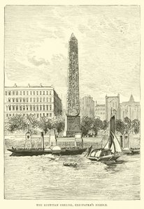 El obelisco egipcio, Aguja de Cleopatra de English School