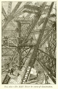 La Torre Eiffel en construcción de English School