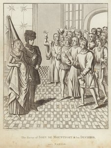 La entrada de Juan de Montfort y su duquesa en Nantes de English School