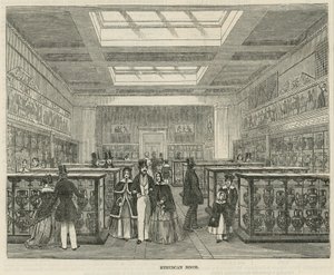 La Sala Etrusca en el Museo Británico de English School