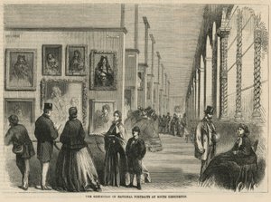La Exposición de Retratos Nacionales en South Kensington de English School