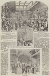 La Exposición de la Real Academia (grabado) de English School