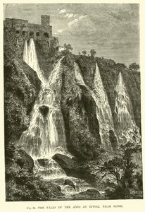 Las Cataratas del Anio en Tívoli, cerca de Roma de English School