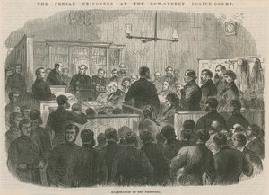 Los prisioneros fenianos en el Tribunal de Policía de Bow Street de English School