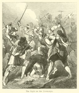 El combate en el Kowenstyn (grabado)