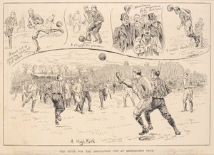 La Final para la Copa de la Asociación en Kennington Oval, 