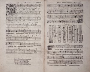 El primer libro de Songes o Ayres, de John Dowland (1563-1626) 1597 (impresión)