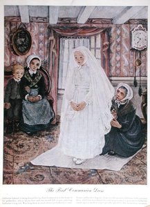 El vestido de la primera comunión, c.1930 de English School