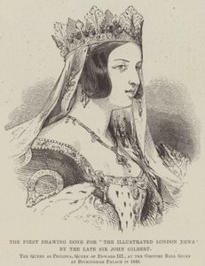 El Primer Dibujo hecho para "The Illustrated London News" por el difunto Sir John Gilbert