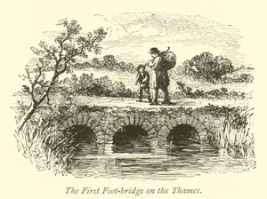 El primer puente peatonal sobre el Támesis de English School