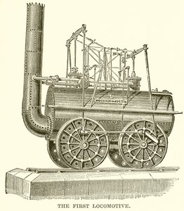 La primera locomotora de English School