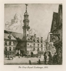 El Primer Intercambio Real, Londres, 1571 de English School