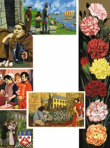 Las Flores que Florecen: Claveles Brillantes de English School