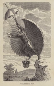 El hombre volador (grabado)
