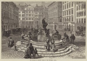 La Fuente de Raphael Donner en el Neumarkt, Viena