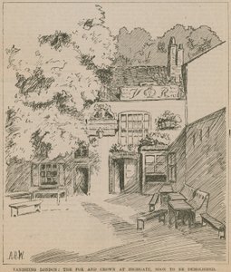 El Zorro y la Corona, Highgate, Londres de English School