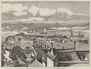 La Guerra Francesa en China, Vista de la Ciudad de Foochow desde el Consulado Británico de English School
