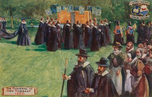 El Funeral de Amy Robsart, 1560 de English School