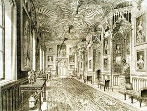 La Galería, grabado por T. Morris, de 
