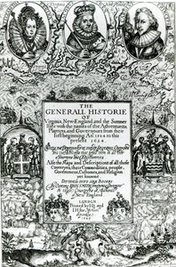 La historia general de Virginia, Nueva Inglaterra y las Islas de Verano, 1624 de English School