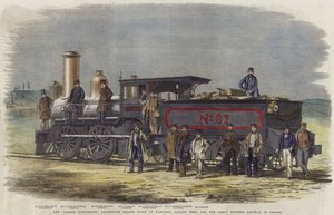 La locomotora George Stephenson construida en Hamilton