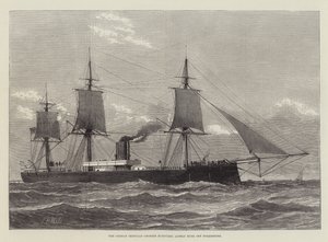 El acorazado alemán Grosser Kurfurst, recientemente hundido frente a Folkestone de English School