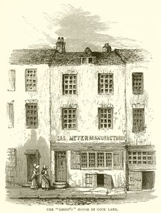 La casa de los fantasmas en Cock Lane de English School