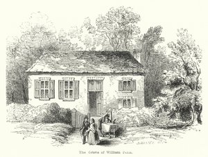 La Tumba de William Penn (grabado) de English School