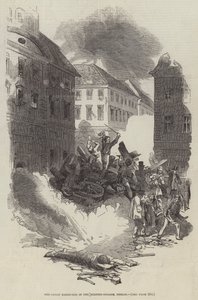 La Gran Barricada en la Breiten-Strasse, Berlín de English School