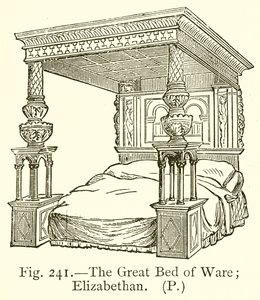 La gran cama de Ware; Isabelina de English School
