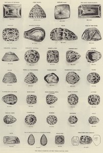 Los grandes diamantes del mundo (grabado) de English School