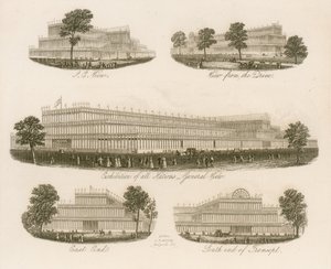Edificio de la Gran Exposición, vistas desde diferentes ángulos de English School