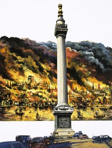 El Gran Incendio de Londres y El Monumento