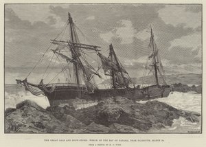 El Gran Temporal y Tormenta de Nieve, Naufragio de la Bahía de Panamá, cerca de Falmouth de English School