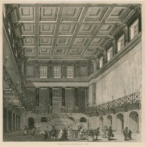 El Gran Salón, estación de Euston Square, Londres de English School
