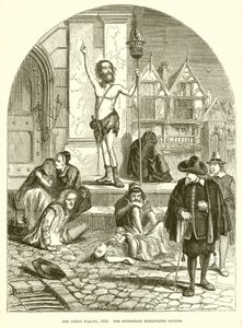 La Gran Plaga, 1665: El entusiasta denunciando Londres de English School