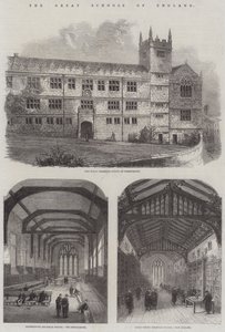 Las Grandes Escuelas de Inglaterra (grabado)