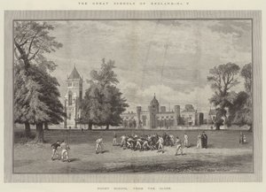 Las Grandes Escuelas de Inglaterra, Rugby School, desde el Close (grabado) de English School