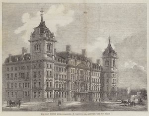 El Gran Hotel Occidental, Paddington (grabado) de English School