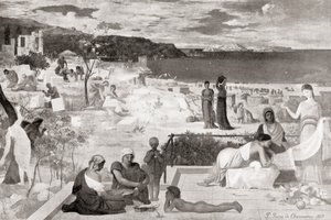 La colonia griega de Massalia, de la Historia de las Naciones de Hutchinson, pub.1915 de English School