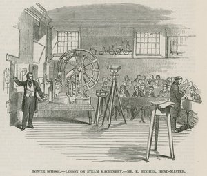 Escuelas del Hospital Real de Greenwich; Escuela Inferior: Lección sobre maquinaria de vapor de English School