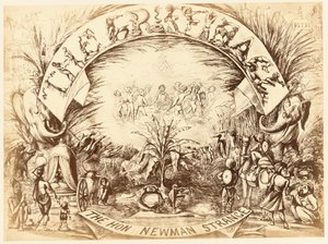 El Griffinage, el Hon. Newman Strange, página del Cuaderno de Bocetos de Delhi, 1850-54 de English School