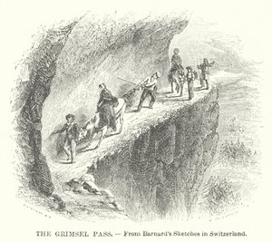 El paso de Grimsel (grabado) de English School
