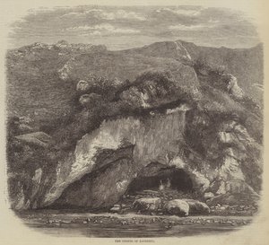 La gruta de Bagnères (grabado)